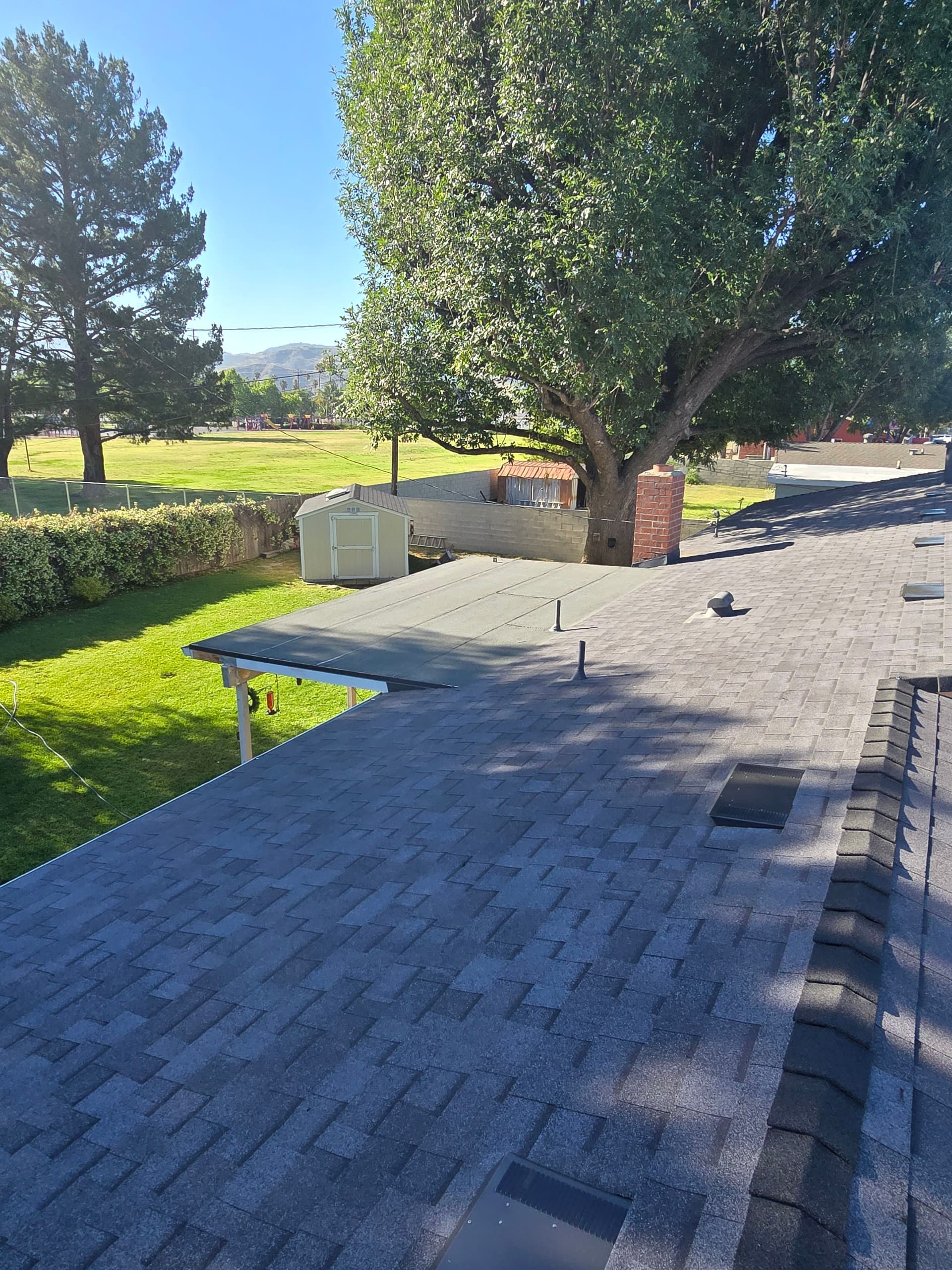 Gallery photos for Malarkey Moonlit Black Asphalt Shingle Roof Replacement in Simi Valley: Image #1