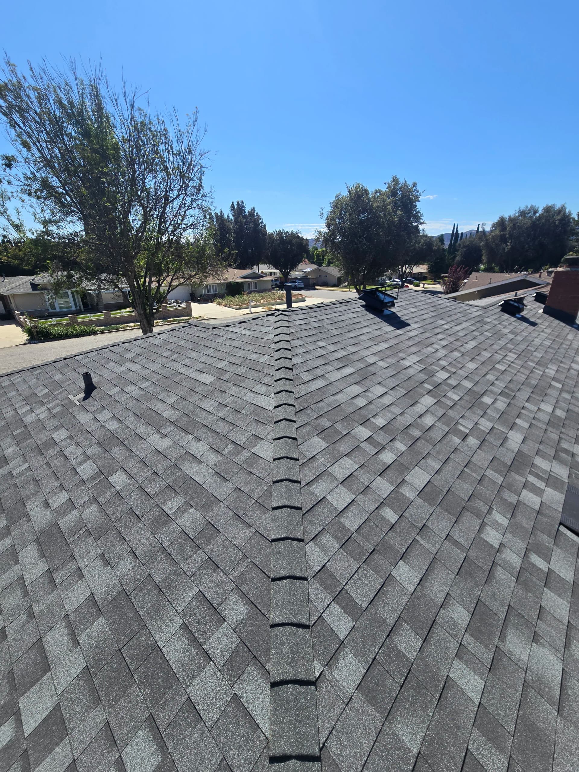 Gallery photos for Malarkey Riverstone Grey Asphalt Shingle Roof Replacement in Simi Valley: Image #1