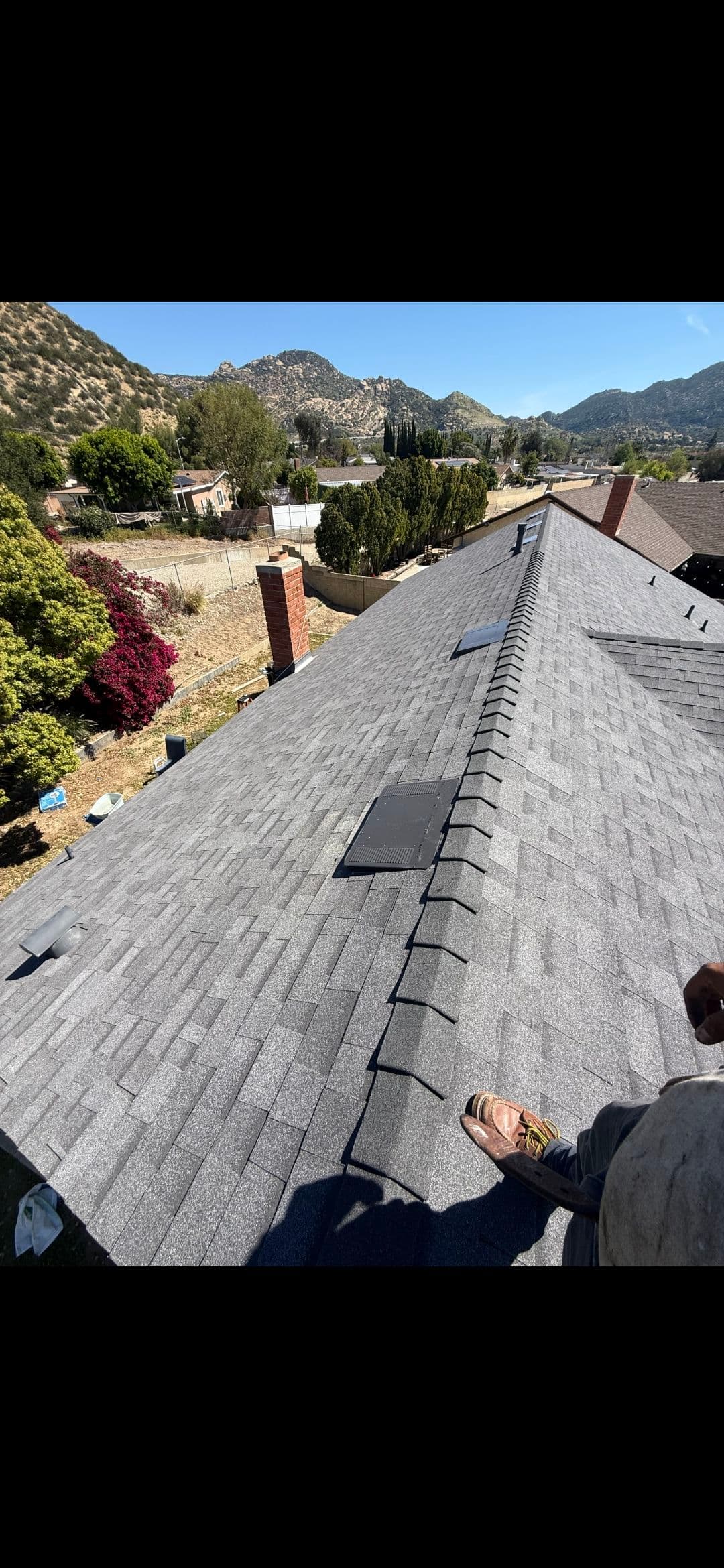 Gallery photos for Malarkey Moonlit Black Shingle Roof Replacement in Northridge: Image #1